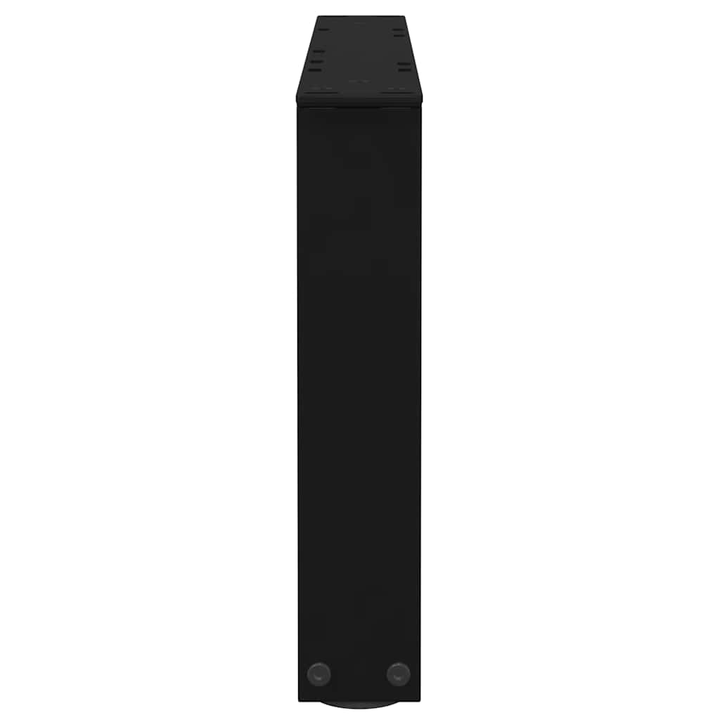 Couchtischbeine V-Form 2 Stück Schwarz 50x(30-31,3) cm Stahl