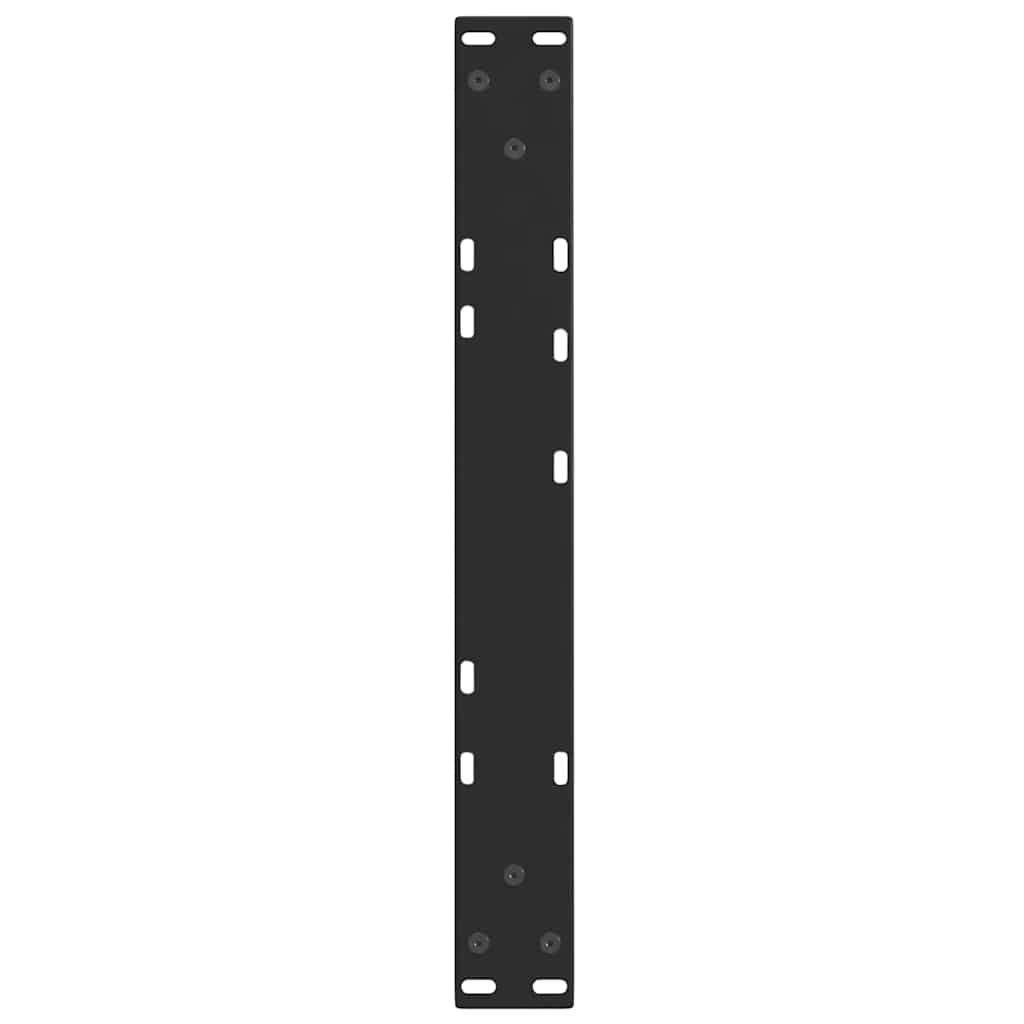Couchtischbeine V-Form 2 Stück Schwarz 50x(30-31,3) cm Stahl