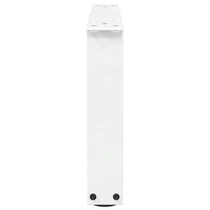 Couchtischbeine V-Form 2 Stück Weiß 50x(30-31,3) cm Stahl