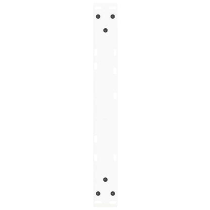 Couchtischbeine V-Form 2 Stück Weiß 50x(30-31,3) cm Stahl