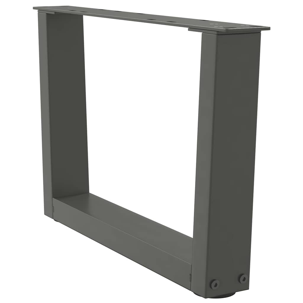 Couchtischbeine V-Form 2 Stück Anthrazit 50x(30-31,3) cm Stahl