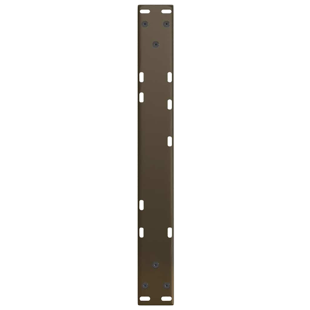 Couchtischbeine V-Form 2 Stück Naturstahl 50x(30-31,3) cm Stahl