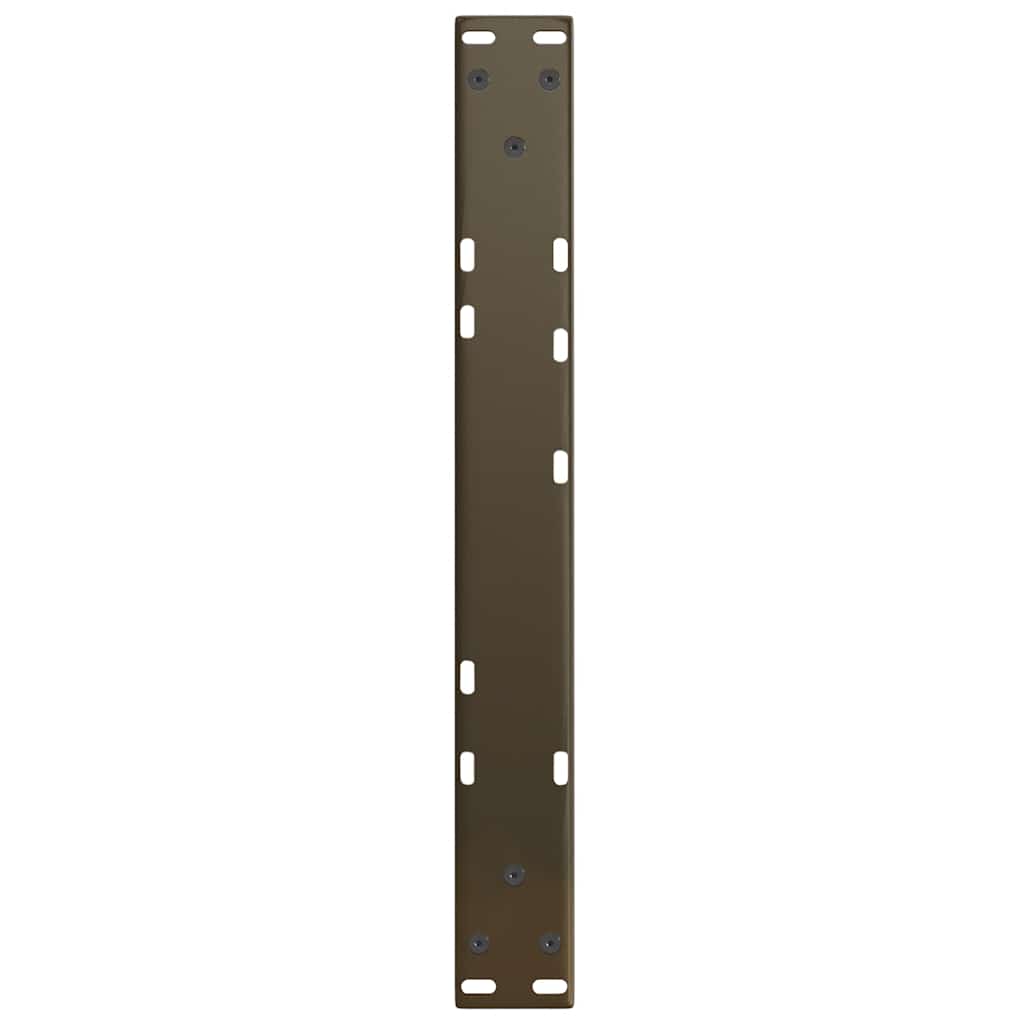 Couchtischbeine V-Form 2 Stück Naturstahl 60x(30-31,3) cm Stahl