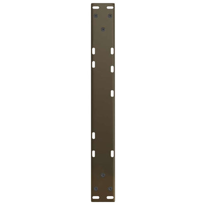 Couchtischbeine V-Form 2 Stück Naturstahl 60x(30-31,3) cm Stahl