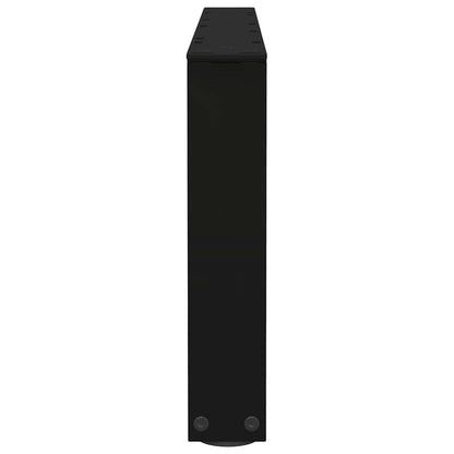 Couchtischbeine V-Form 2 Stück Schwarz 70x(30-31,3) cm Stahl
