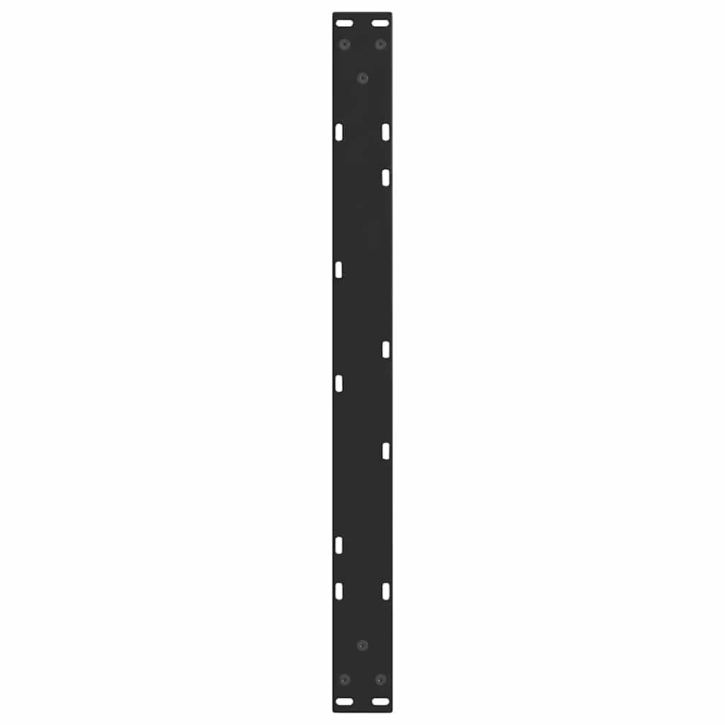 Couchtischbeine V-Form 2 Stück Schwarz 70x(30-31,3) cm Stahl