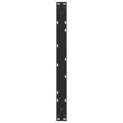 Couchtischbeine V-Form 2 Stück Schwarz 70x(30-31,3) cm Stahl