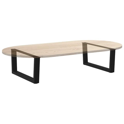 Couchtischbeine V-Form 2 Stück Schwarz 70x(30-31,3) cm Stahl