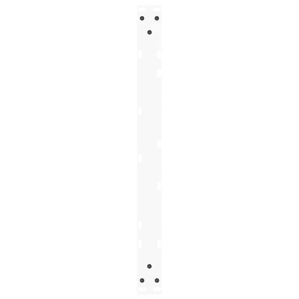 Couchtischbeine V-Form 2 Stück Weiß 70x(30-31,3) cm Stahl