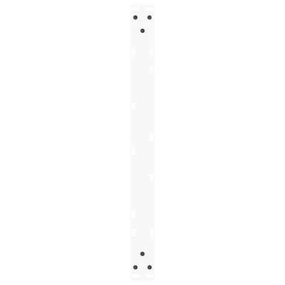 Couchtischbeine V-Form 2 Stück Weiß 70x(30-31,3) cm Stahl