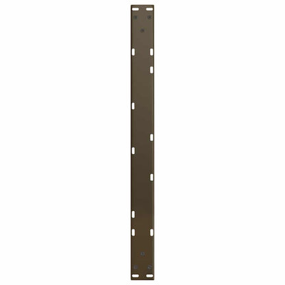 Couchtischbeine V-Form 2 Stück Naturstahl 70x(30-31,3) cm Stahl