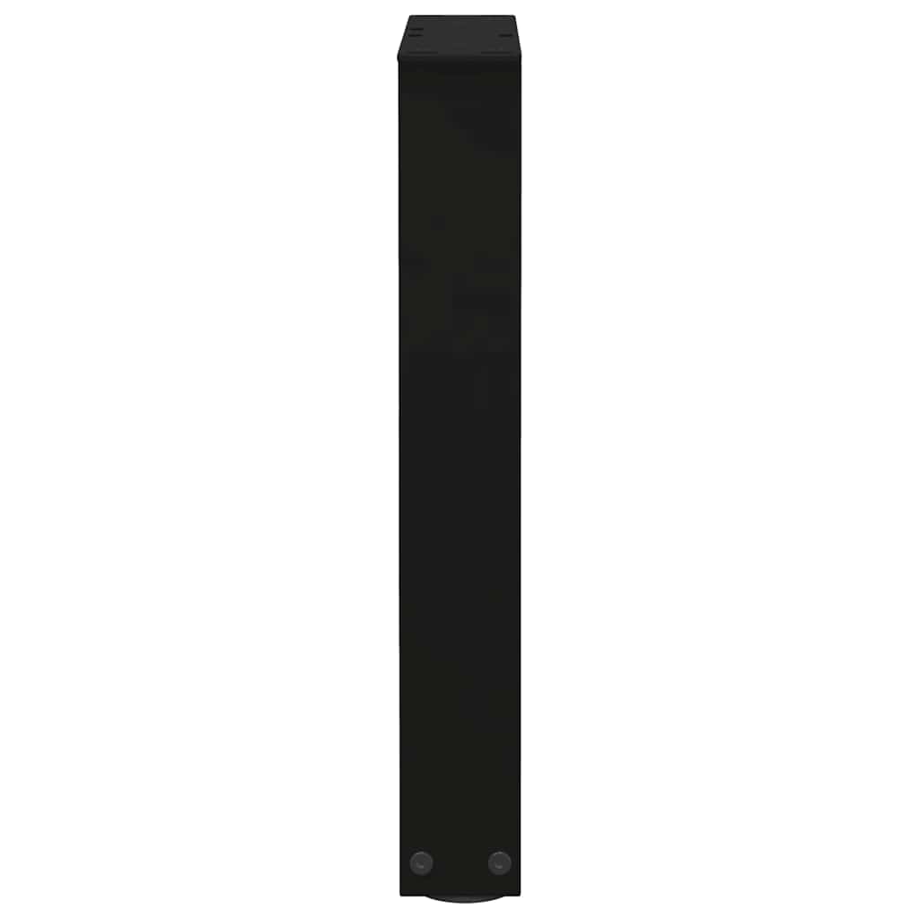 Couchtischbeine V-Form 2 Stück Schwarz 28x(42-43,3) cm Stahl