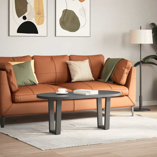 Couchtischbeine V-Form 2 Stück Anthrazit 28x(42-43,3) cm Stahl