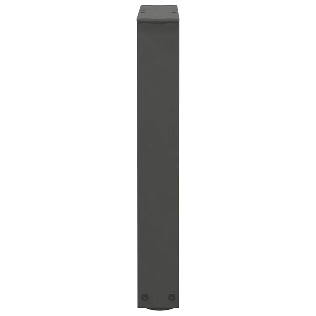Couchtischbeine V-Form 2 Stück Anthrazit 28x(42-43,3) cm Stahl