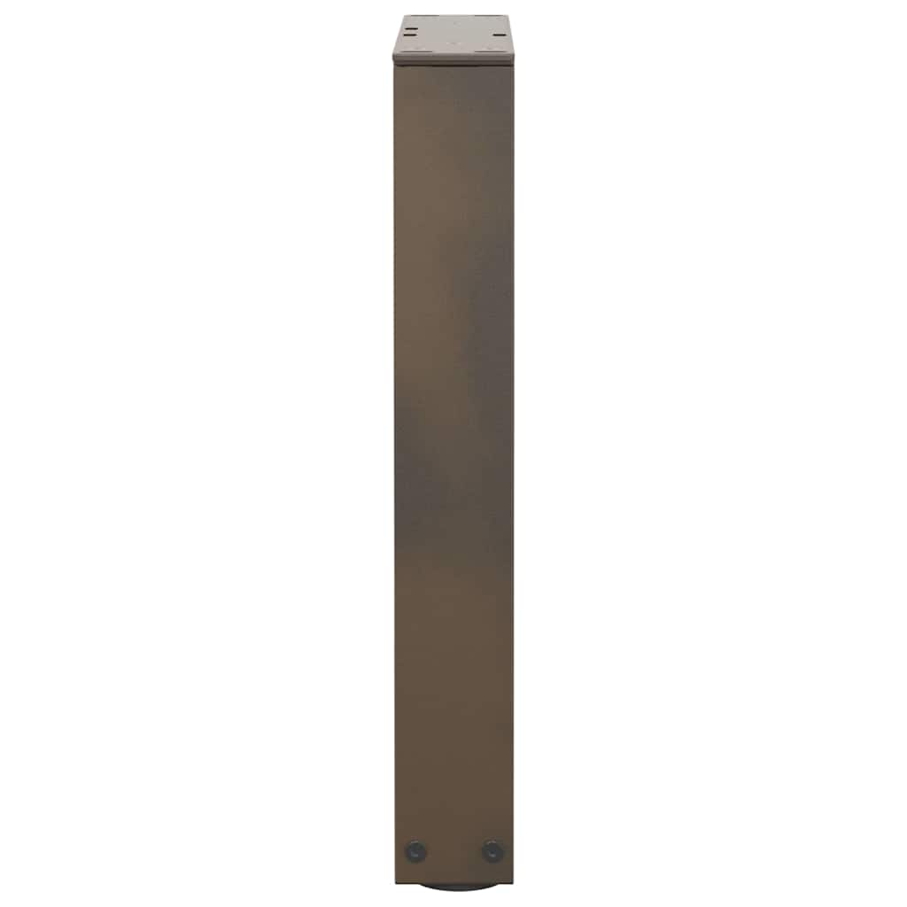 Couchtischbeine V-Form 2 Stück Naturstahl 28x(42-43,3) cm Stahl