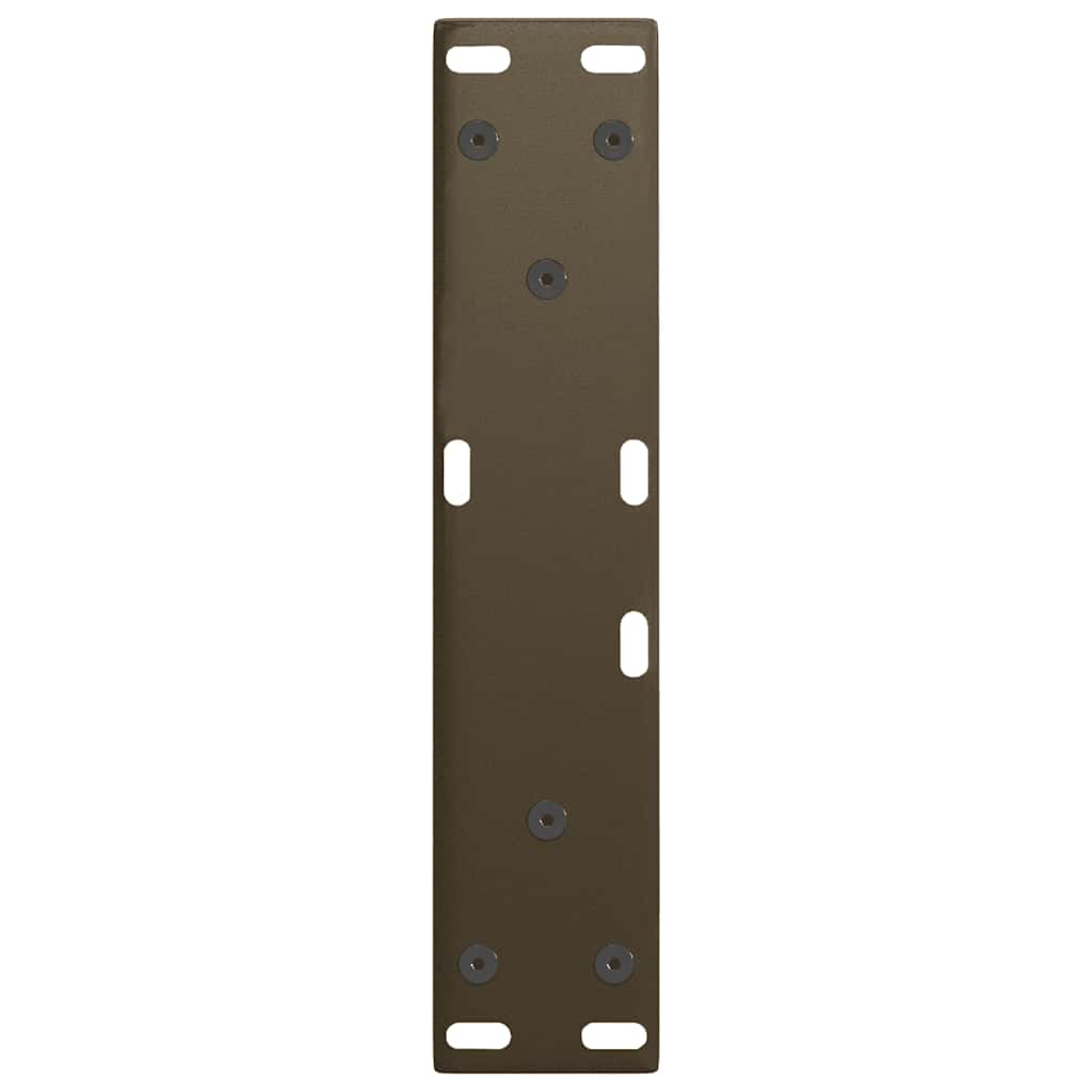 Couchtischbeine V-Form 2 Stück Naturstahl 28x(42-43,3) cm Stahl