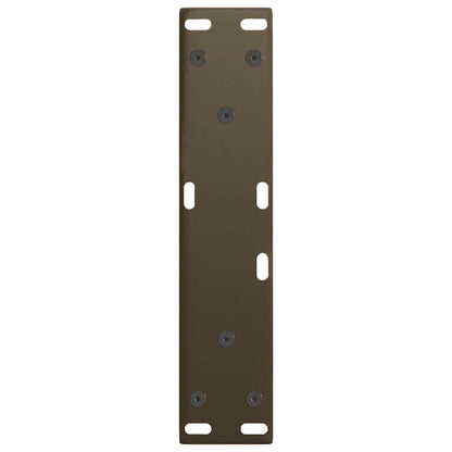 Couchtischbeine V-Form 2 Stück Naturstahl 28x(42-43,3) cm Stahl