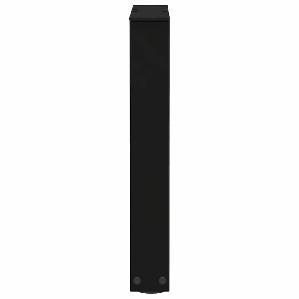 Couchtischbeine V-Form 2 Stück Schwarz 38x(42-43,3) cm Stahl