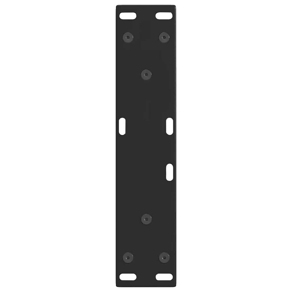 Couchtischbeine V-Form 2 Stück Schwarz 38x(42-43,3) cm Stahl