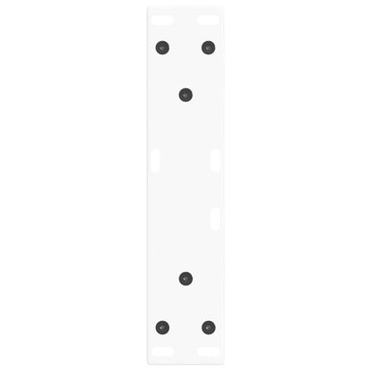 Couchtischbeine V-Form 2 Stück Weiß 38x(42-43,3) cm Stahl