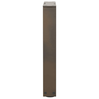 Couchtischbeine V-Form 2 Stück Naturstahl 38x(42-43,3) cm Stahl