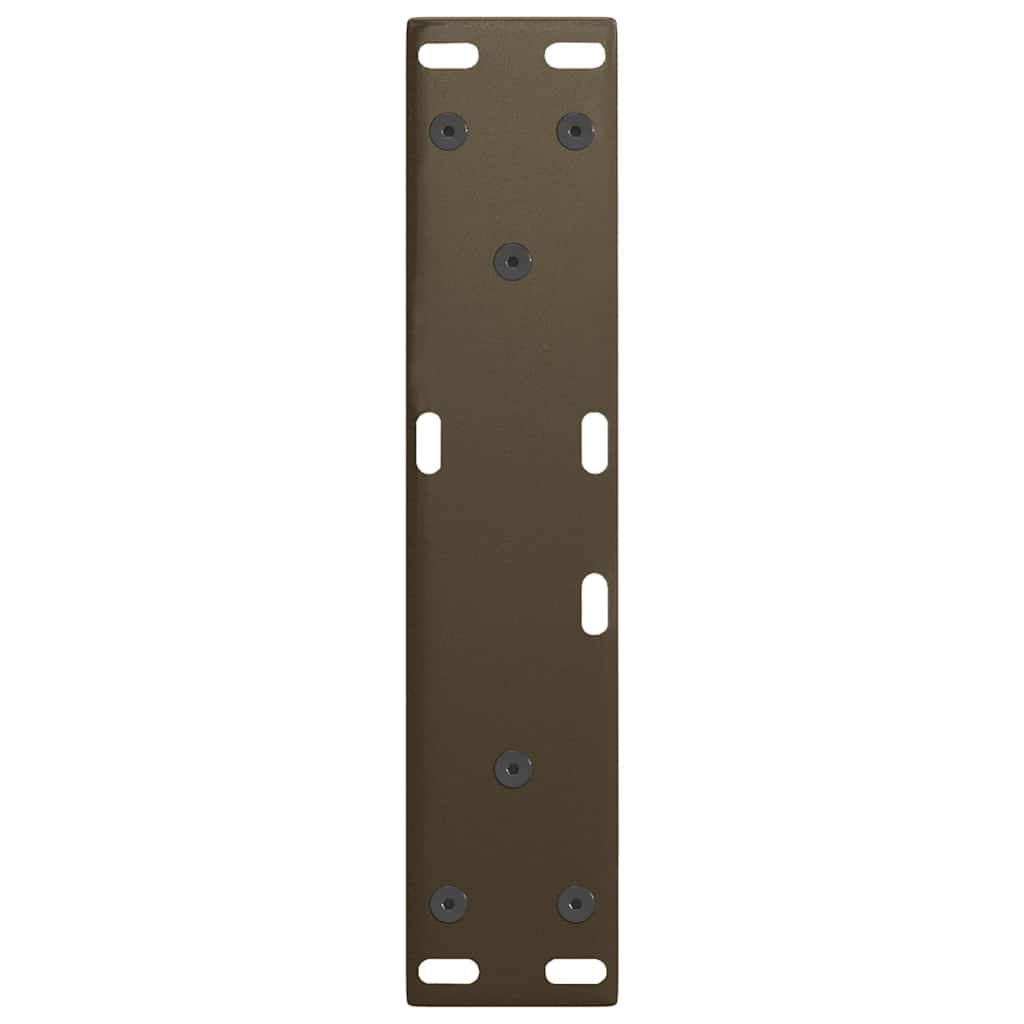 Couchtischbeine V-Form 2 Stück Naturstahl 38x(42-43,3) cm Stahl