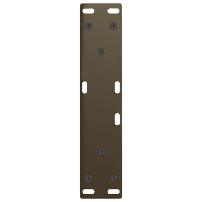 Couchtischbeine V-Form 2 Stück Naturstahl 38x(42-43,3) cm Stahl