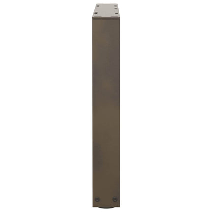 Couchtischbeine V-Form 2 Stück Naturstahl 50x(42-43,3) cm Stahl