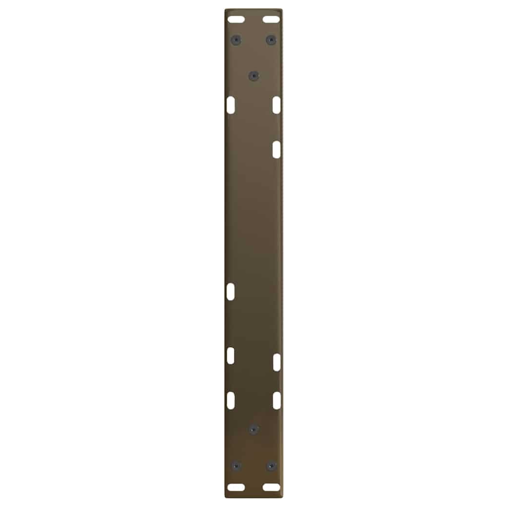 Couchtischbeine V-Form 2 Stück Naturstahl 50x(42-43,3) cm Stahl