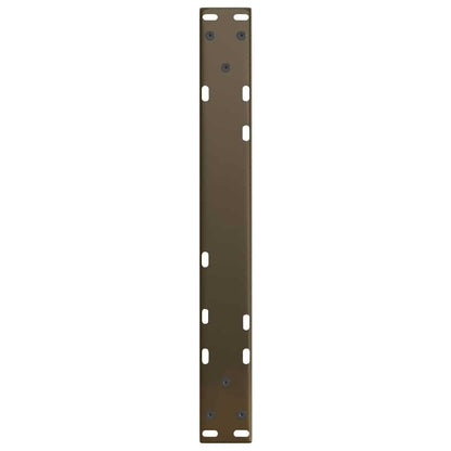 Couchtischbeine V-Form 2 Stück Naturstahl 50x(42-43,3) cm Stahl