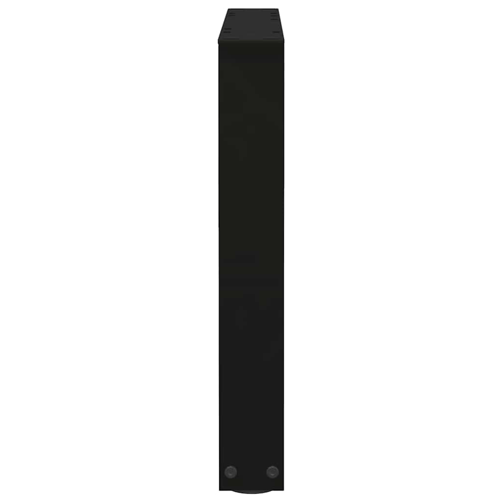 Couchtischbeine V-Form 2 Stück Schwarz 60x(42-43,3) cm Stahl
