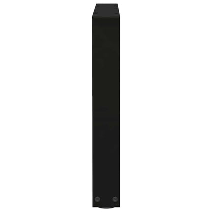 Couchtischbeine V-Form 2 Stück Schwarz 60x(42-43,3) cm Stahl