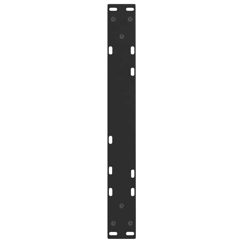 Couchtischbeine V-Form 2 Stück Schwarz 60x(42-43,3) cm Stahl