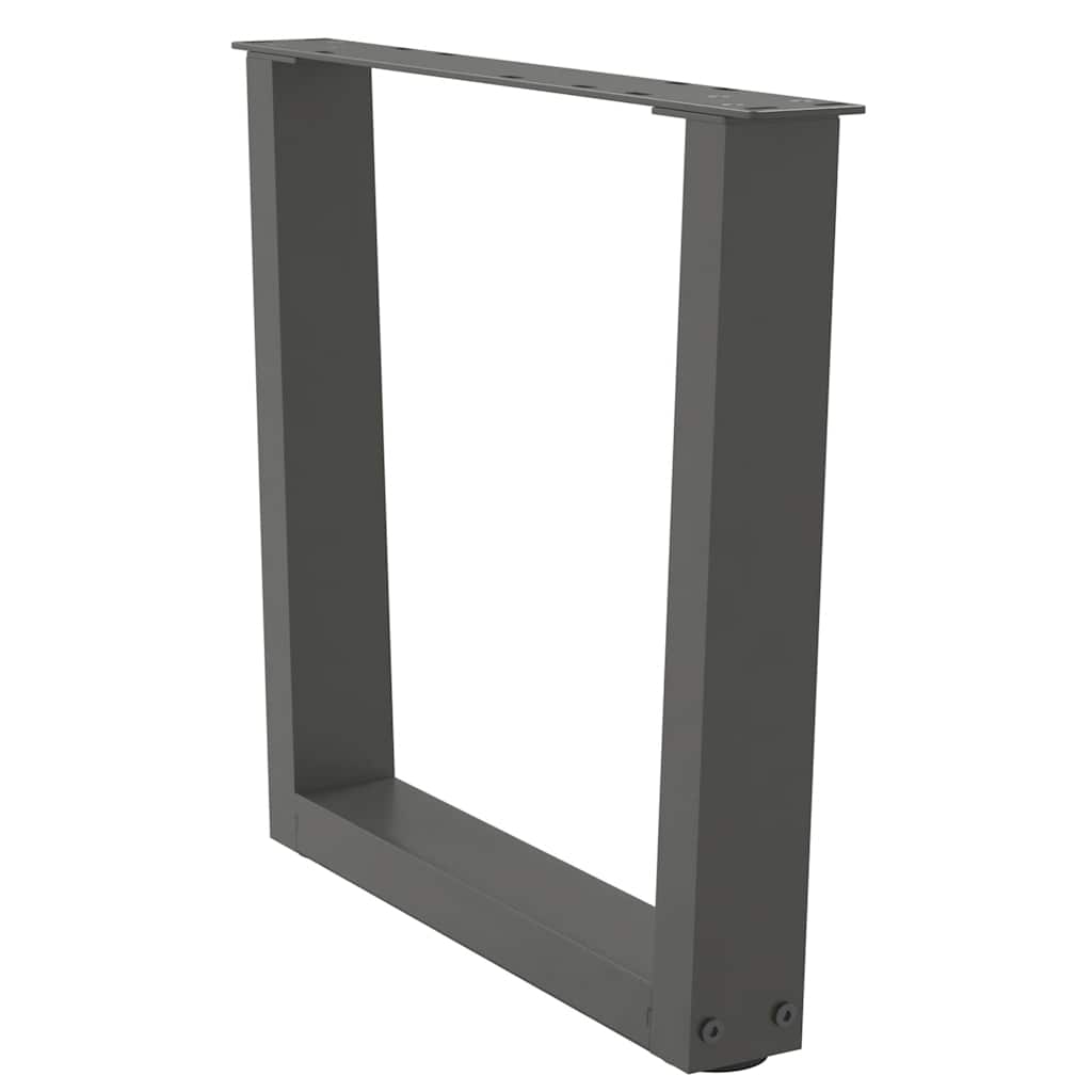 Couchtischbeine V-Form 2 Stück Anthrazit 60x(42-43,3) cm Stahl