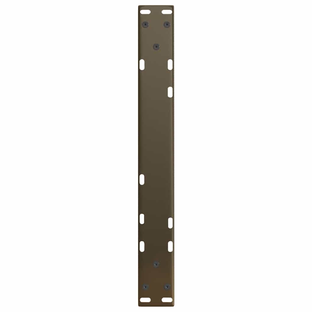 Couchtischbeine V-Form 2 Stück Naturstahl 60x(42-43,3) cm Stahl