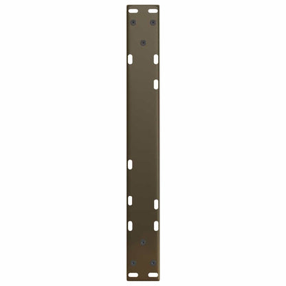 Couchtischbeine V-Form 2 Stück Naturstahl 60x(42-43,3) cm Stahl