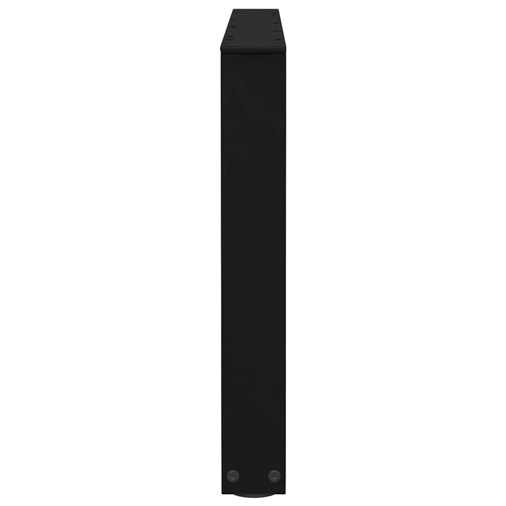 Couchtischbeine V-Form 2 Stück Schwarz 70x(42-43,3) cm Stahl