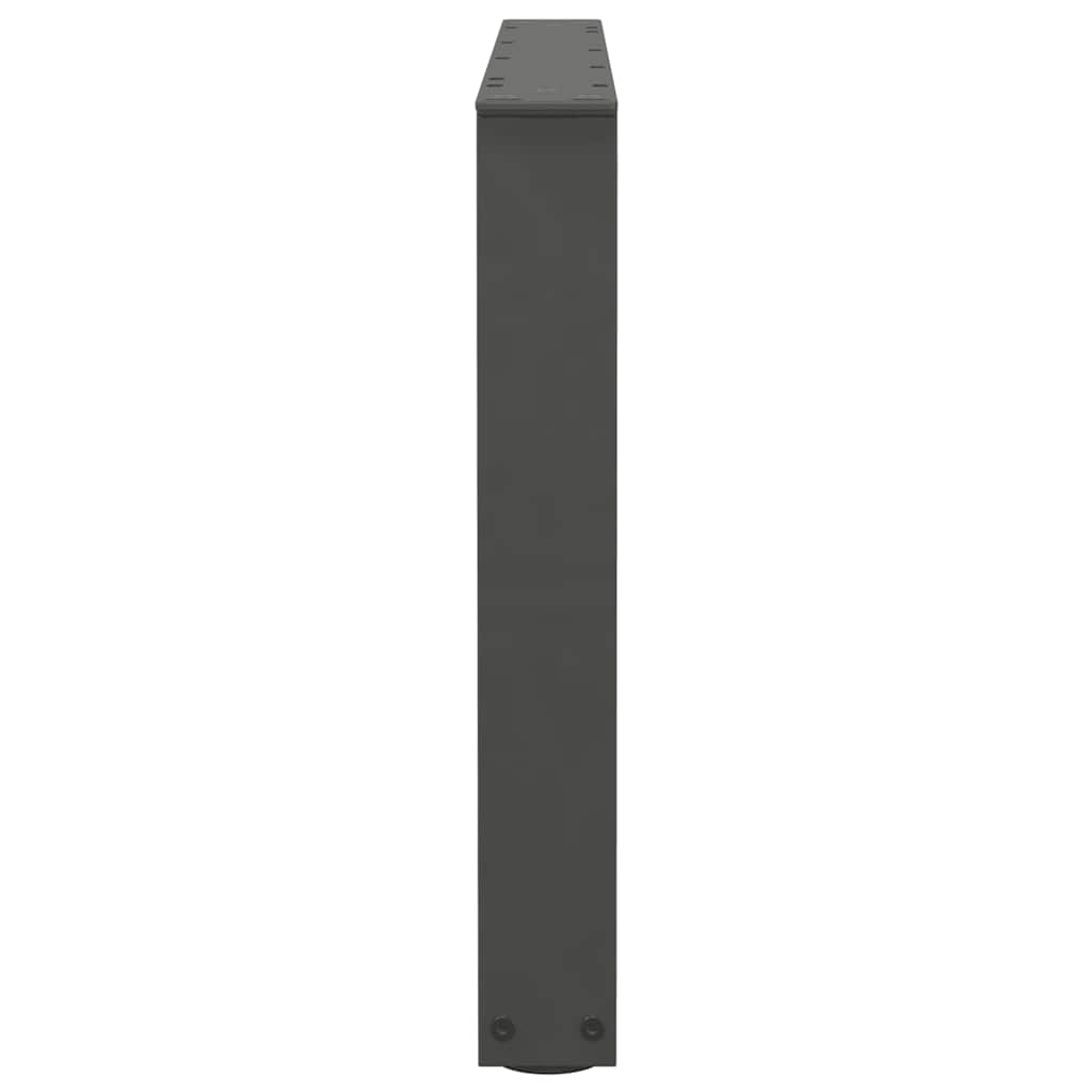 Couchtischbeine V-Form 2 Stück Anthrazit 70x(42-43,3) cm Stahl