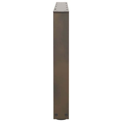 Couchtischbeine V-Form 2 Stück Naturstahl 70x(42-43,3) cm Stahl