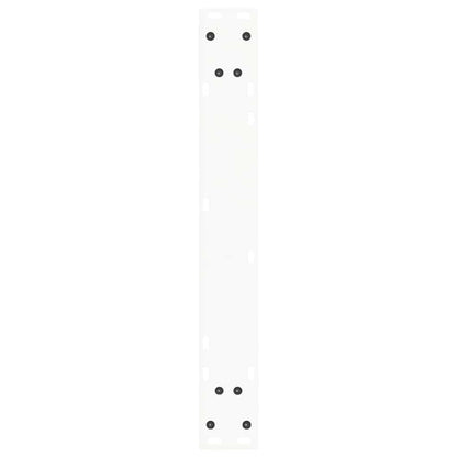 Esstischbeine V-Form 2 Stück Weiß 60x(72-73,3) cm Stahl