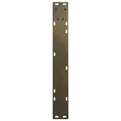 Esstisch Beine V-Form 2 Stück Naturstahl 70x(72-73,3) cm Stahl