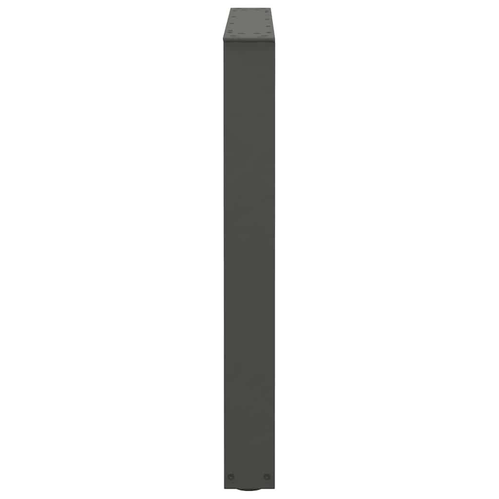 Esstisch Beine V-Form 2 Stück Anthrazit 80x(72-73,3) cm Stahl