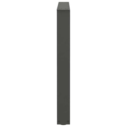 Esstisch Beine V-Form 2 Stück Anthrazit 80x(72-73,3) cm Stahl
