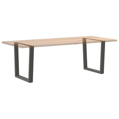 Esstisch Beine V-Form 2 Stück Anthrazit 80x(72-73,3) cm Stahl