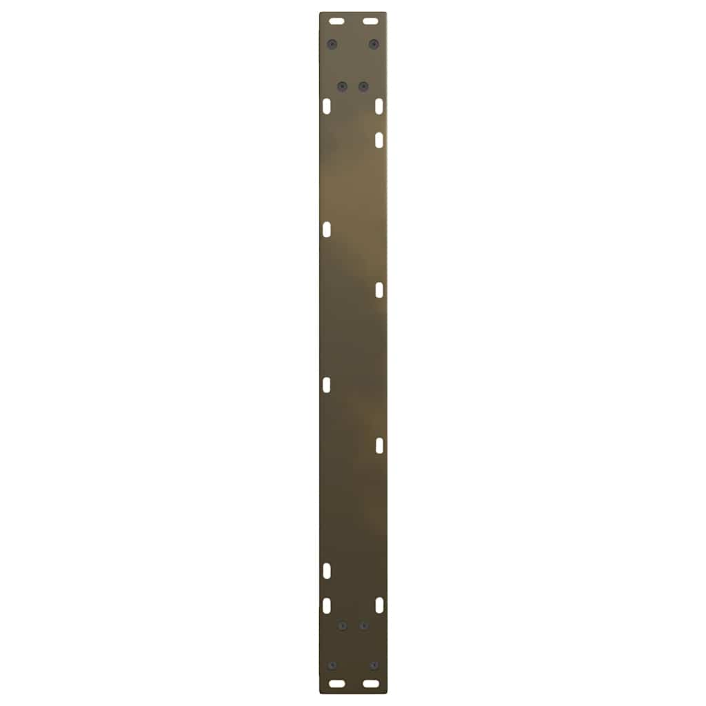 Esstischbeine V-Form 2 Stück Naturstahl 80x(72-73,3) cm Stahl