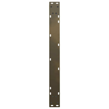 Esstischbeine V-Form 2 Stück Naturstahl 80x(72-73,3) cm Stahl