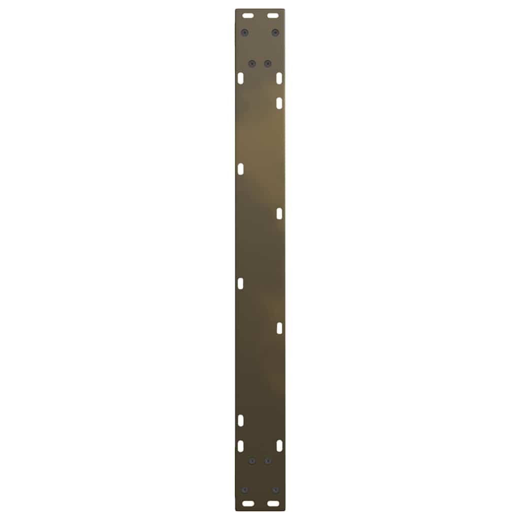 Esstisch Beine V-Form 2 Stück Naturstahl 90x(72-73,3) cm Stahl