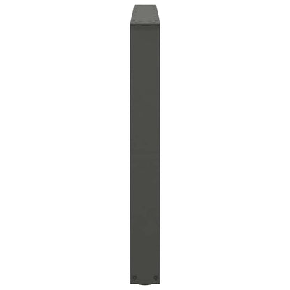 Esstisch Beine V-Form 2 Stück Anthrazit 100x(72-73,3) cm Stahl