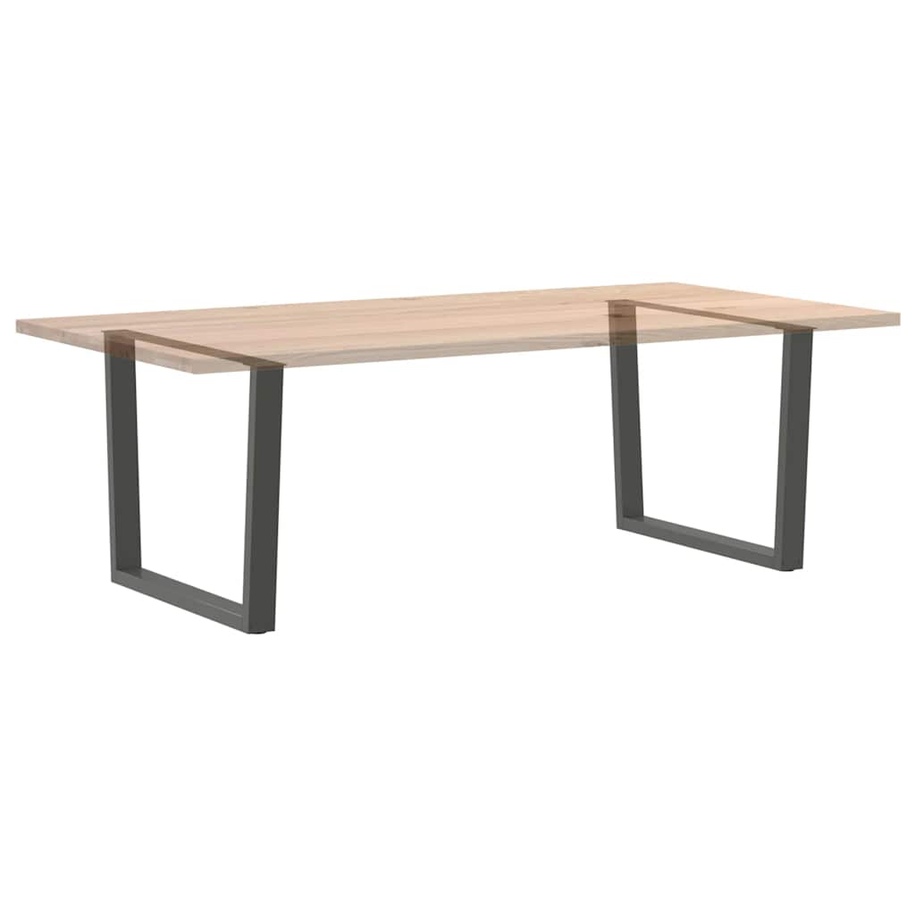 Esstisch Beine V-Form 2 Stück Anthrazit 100x(72-73,3) cm Stahl