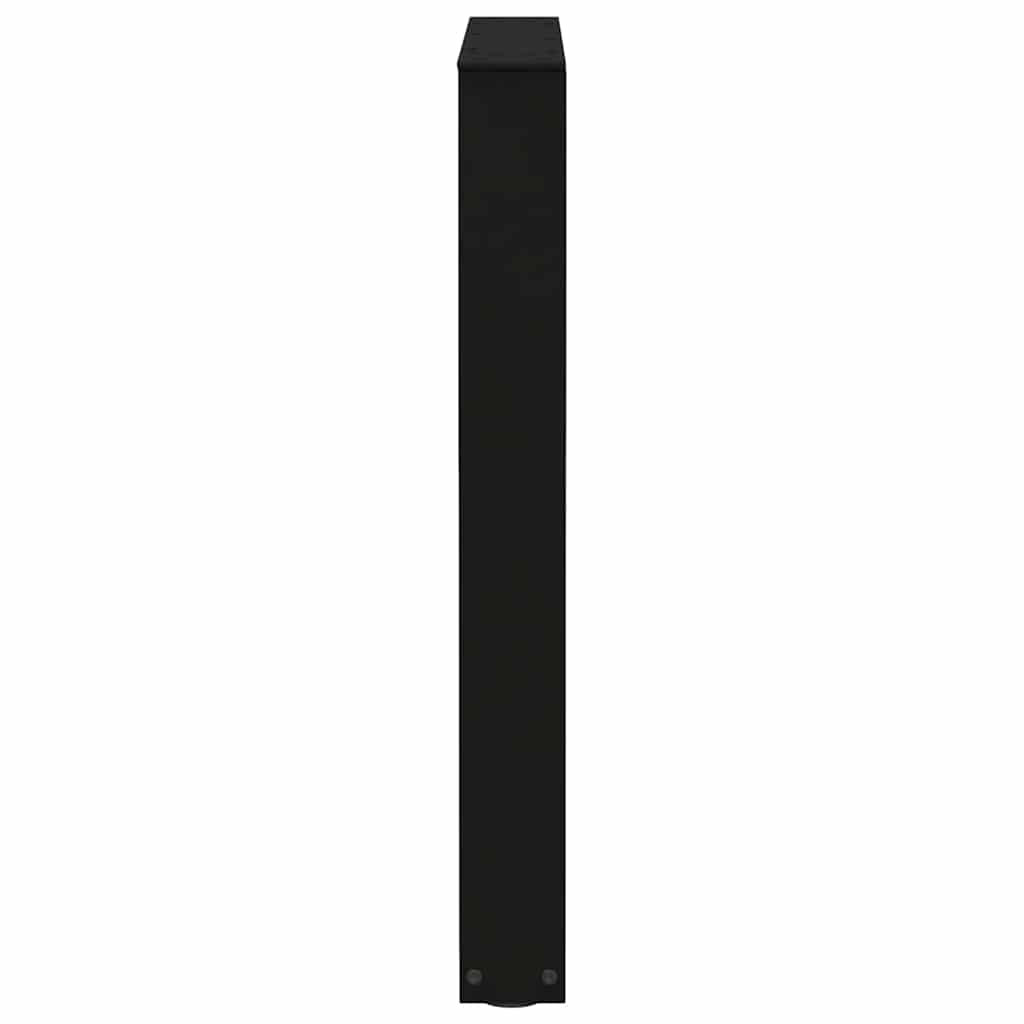 Esstisch Beine V-Form 3 Stück Schwarz 70x(72-73,3) cm Stahl